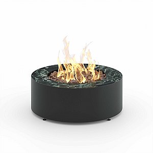 שולחן אש ומדורת גן עגולה גז Eclipse Deluxe Gas Laurent Black שולחן אש ומדורת גן עגולה גז Eclipse Deluxe Gas Laurent Black
