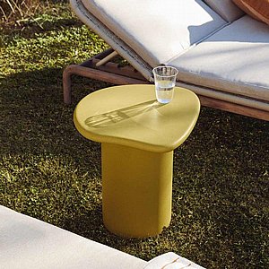 שולחן צד Macarella Mustard Concrete שולחן צד Macarella Mustard Concrete