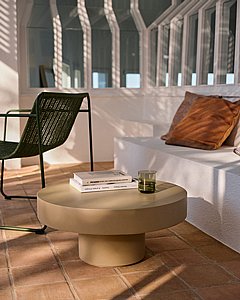 שולחן קפה Aiguablava Cement beige 66 שולחן קפה Aiguablava Cement beige 66