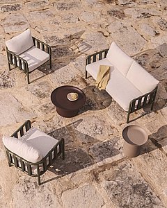 מערכת ישיבה יוקרתית Omala גוון בורדו מערכת ישיבה יוקרתית Omala גוון בורדו