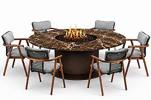 ����� ���� �� Focolare Eterno Gas Brown -������ �����-