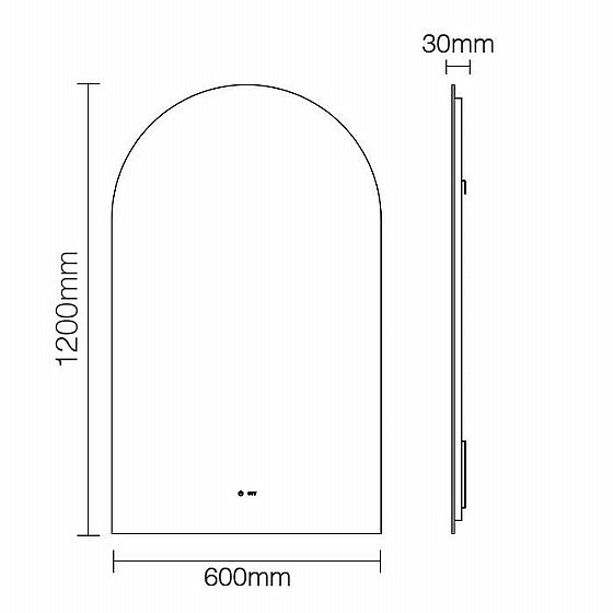 ���� ����� BARI ASPETTO IP44 ����� 60X120