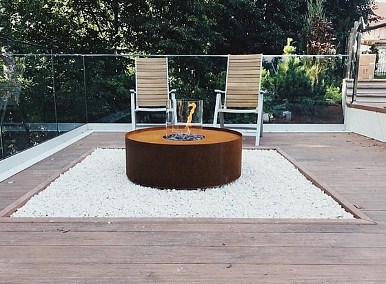 ����� �� GALIO Round Corten 