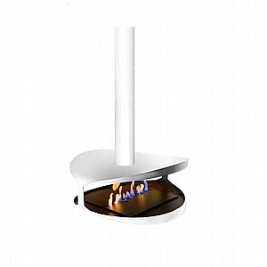 קמין תקרתי Tortello Round White קמין תקרתי Tortello Round White