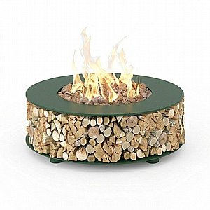 שולחן אש עגול גז Supreme Forest green -בהתאמה אישית- שולחן אש עגול גז Supreme Forest green -בהתאמה אישית-